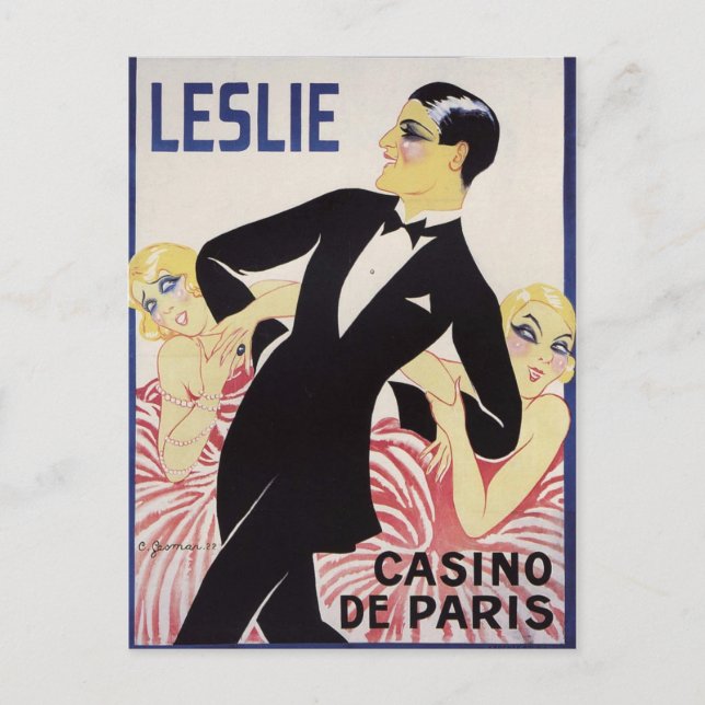 Leslie! Postcard (Front)