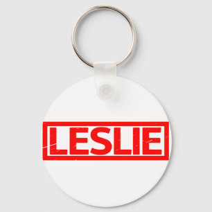 Leslie Stamp Key Ring