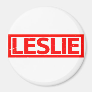 Leslie Stamp Magnet