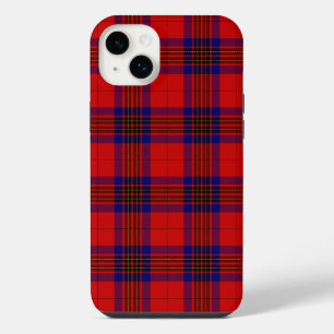 Leslie tartan red blue purple plaid iPhone 14 plus case