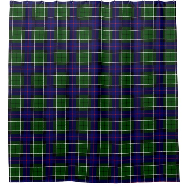 Leslie Tartan Shower Curtain (Front)