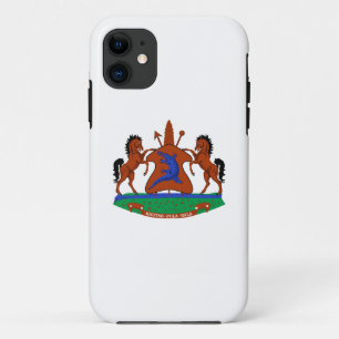 Lesotho coat arms flag country symbol heraldry emb Case-Mate iPhone case