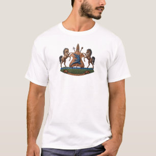 Lesotho coat arms flag country symbol heraldry emb T-Shirt
