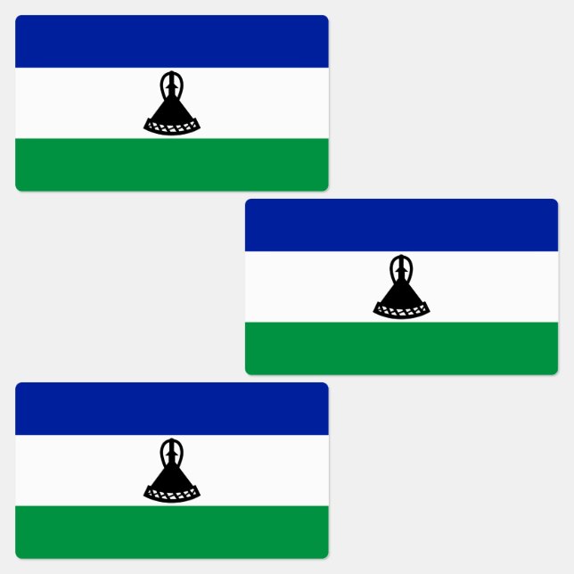 Lesotho Flag (Group)