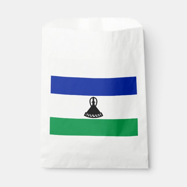 Lesotho Flag Favour Bags (Front)