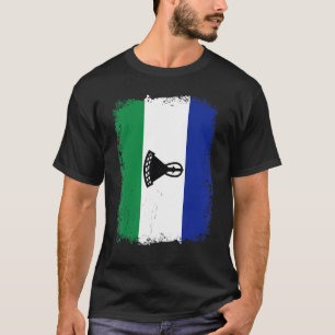 Lesotho Flag Men Women Kids T-Shirt