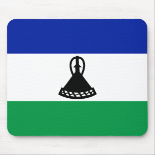 Lesotho Flag Mouse Pad