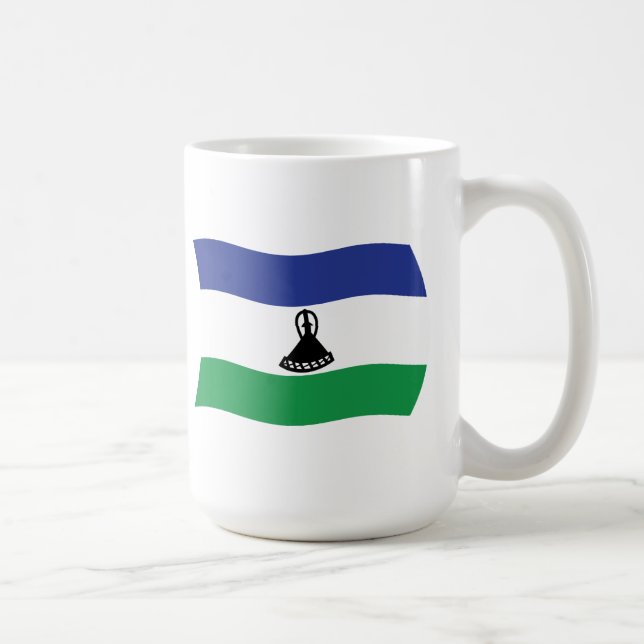 Lesotho Flag Mug (Right)