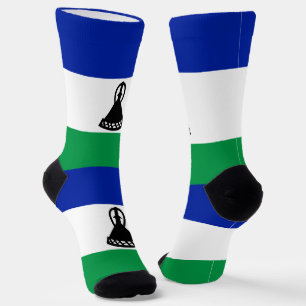 Lesotho Flag Socks