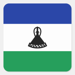 Lesotho Flag Sticker