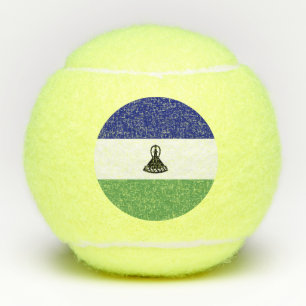 Lesotho flag tennis balls