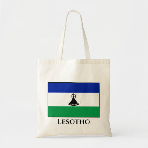 Lesotho Flag Tote Bag