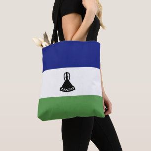 Lesotho flag tote bag