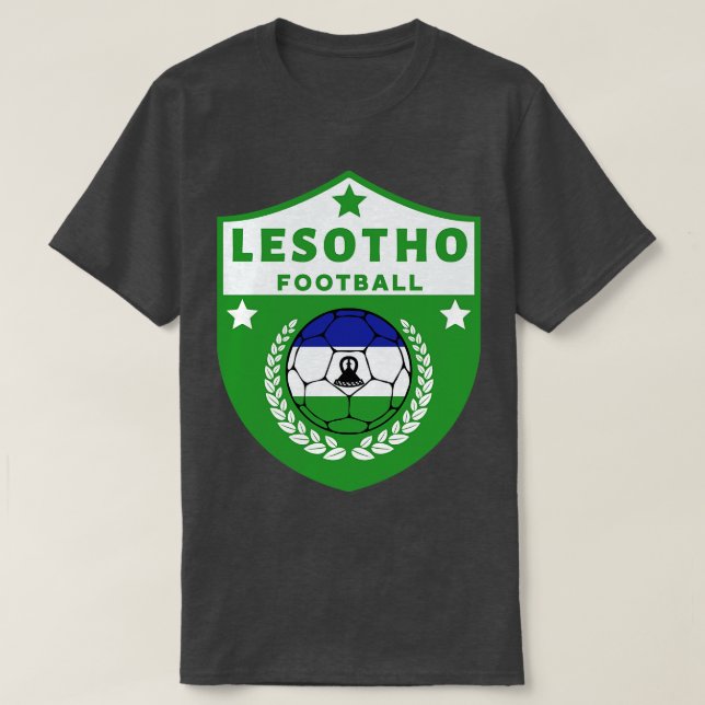 Lesotho Football T-Shirt (Design Front)