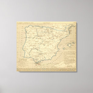 L'Espagne 585 a 756 Canvas Print
