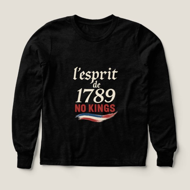 l'esprit de 1789 No Kings (Design Front)