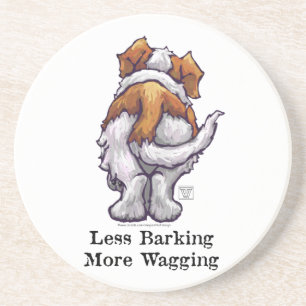 Less Barking, More Wagging Coaster