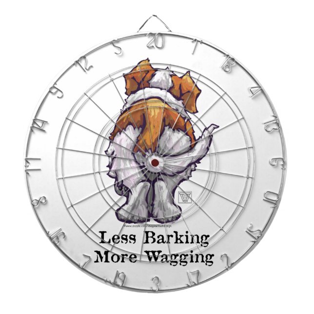 Less Barking, More Wagging Dartboard (Front)