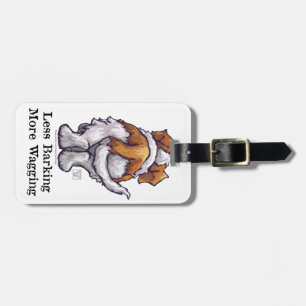 Less Barking, More Wagging Luggage Tag