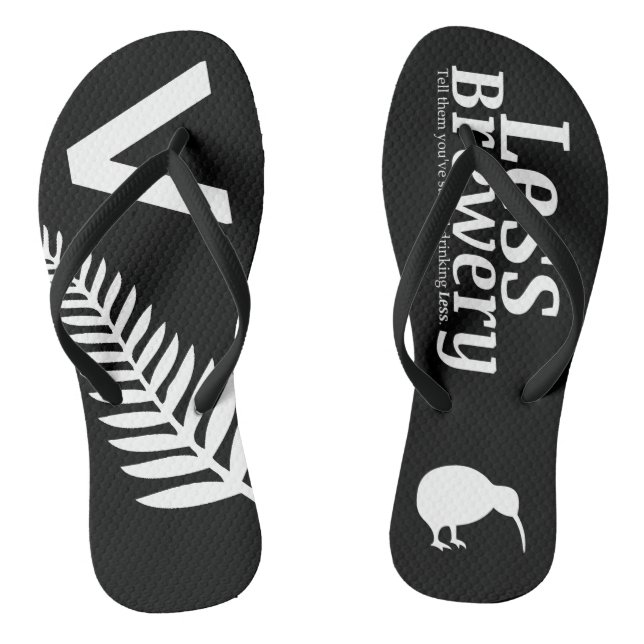 Less Brewery New Zealand Jandals (Footbed)