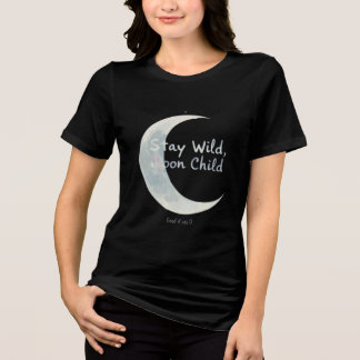 "Less is More | Minimalist Aesthetic Typography T- Tri-Blend Shirt