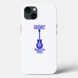 Less is more unless it's playing the guitar iPhone 13 case
