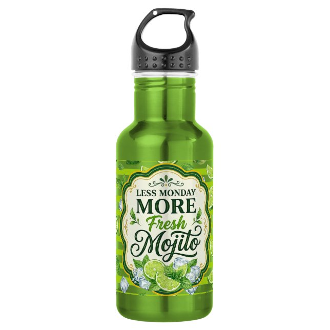Less Monday More 532 Ml Water Bottle (Front)