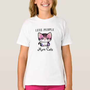 Less People, More Cats T-Shirt