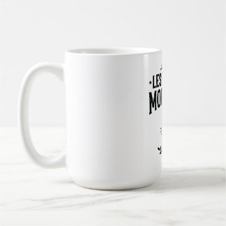 Less People More Cats Vintage Sarcastic Cat Design Coffee Mug