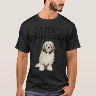 Less People More Dogs Lowchen Introvert T-Shirt