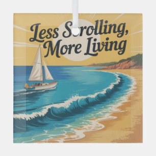 Less Scrolling, More Living Glass Tree Decoration