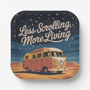Less Scrolling, More Living Paper Plate