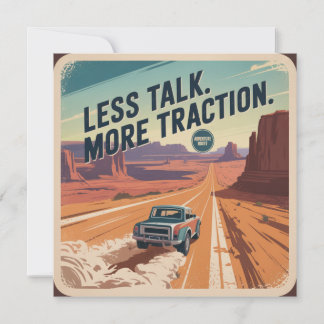 Less Talk. More Traction Invitation