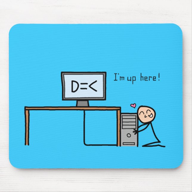 "Less Than Three" mousepad (Front)