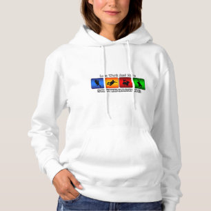 Less Work And More Skateboarding Hoodie