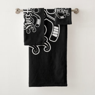 Less Work More Hockey Bath Towel Set