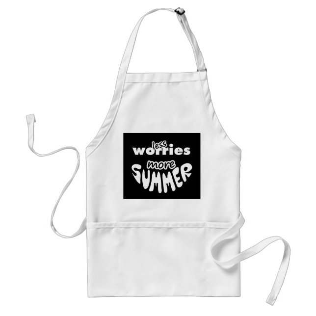 Less Worries More Summer Standard Apron (Front)