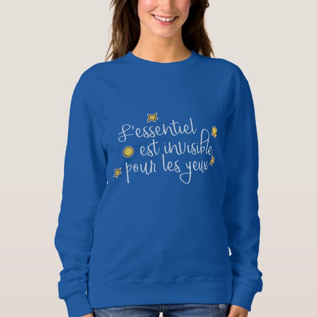 L'essentiel est invisible pour les yeux sweatshirt (Front)