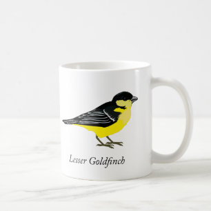 Lesser goldfinch coffee mug