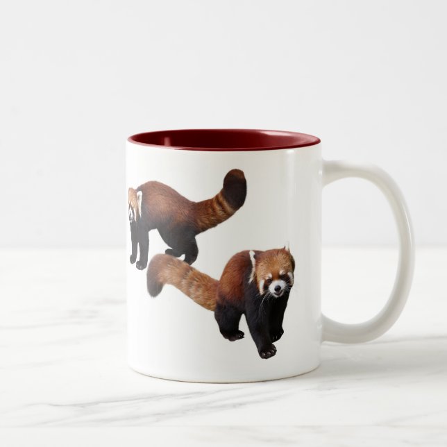 Lesser Panda Two-Tone Coffee Mug (Right)