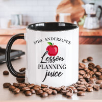 Lesson Planning Juice Funny Personalised Teacher