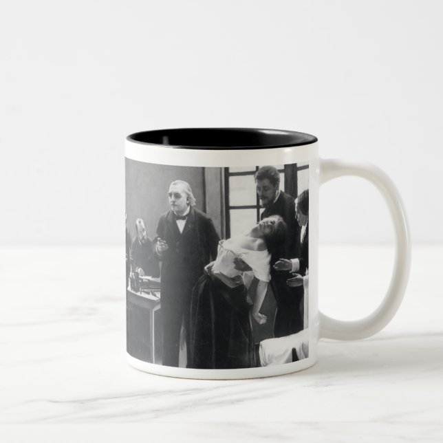 Lesson with Doctor Charcot at the Salpetriere Two-Tone Coffee Mug (Right)