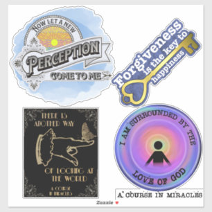 Lessons from A Course in Miracles set 1 Stickers 