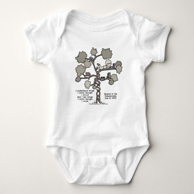 Lessons Learned Baby Bodysuit (Front)