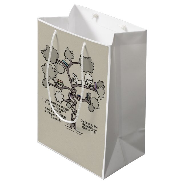 Lessons Learned Medium Gift Bag (Front Angled)