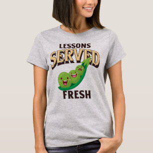 Lessons Served Fresh Culinary Teacher T-Shirt