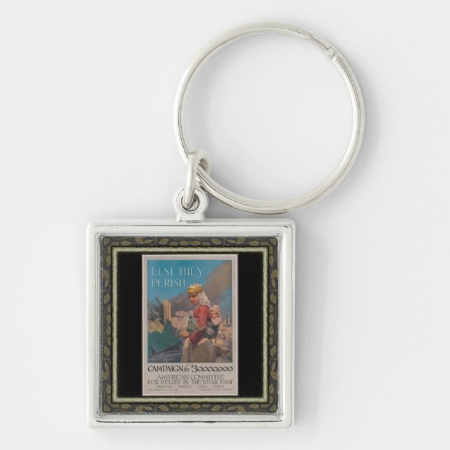 Lest They Perish Poster Keychain (Front)