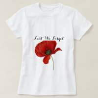 Lest We Forget Armistice Day Remembrance Poppy