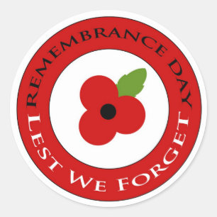 Lest we forget - Sticker