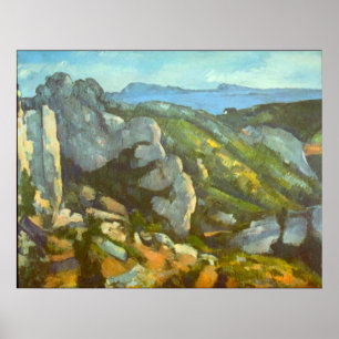 L'Estaque by Paul Cezanne Poster